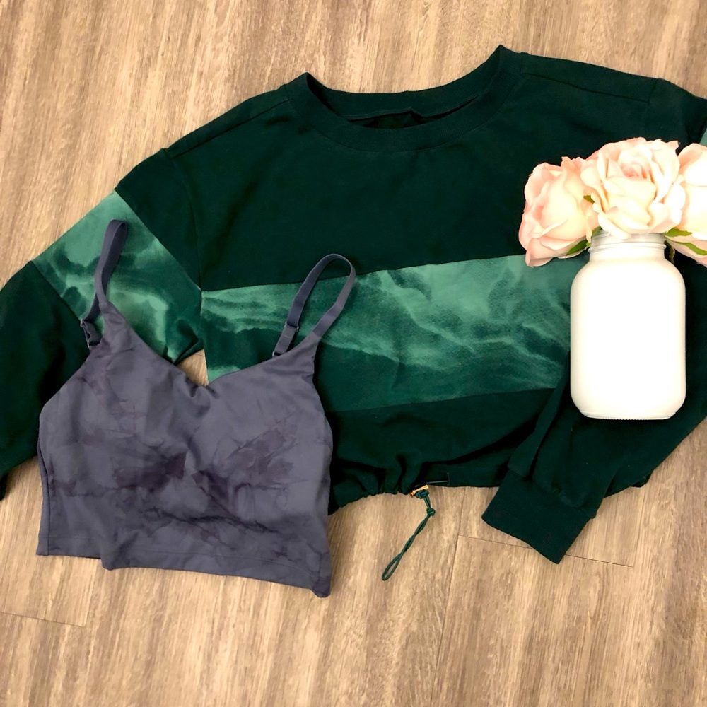 Buffbunny Pullover Top and Alphalete crop top - Small